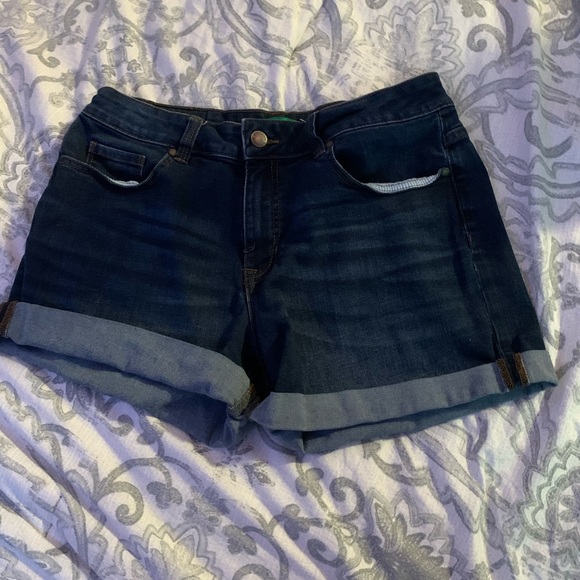 Dark wash jean shorts - Picture 1 of 2
